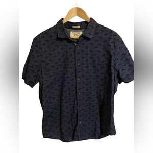 Original Penguin by Munsingwear Blue Pattern Casual Button Down Shirt XL‎